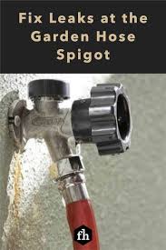Garden Hose Spigot Fix Leaky Faucet