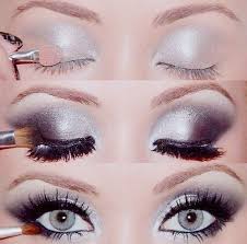 silver prom eye makeup musely