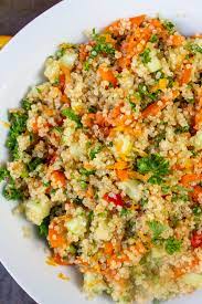 zesty quinoa salad with fresh