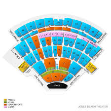 Nikon Jones Beach Theater Virtual Seating Chart New Jones
