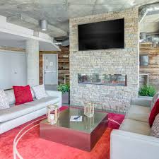 Stone Accent Walls In The Living Room