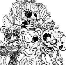 These alphabet coloring sheets will help little ones identify uppercase and lowercase versions of each letter. Five Nights At Freddy S Coloring Pages Print For Free 120 Images
