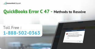 Quickbooks Error C 47 Quickbookserrorc47