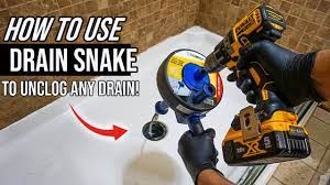 How To Use A Drain Snake To Unclog Any Drain! Home DIY For Begginers! -  YouTube