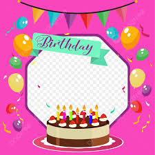 happy birthday frame vector hd images