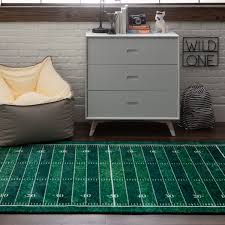 green indoor stripe area rug