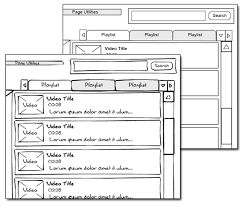 sketchy wireframes bo and arrows