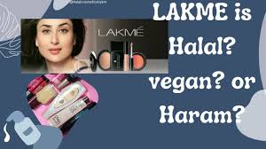 lakme makeup brand is halal vegan or