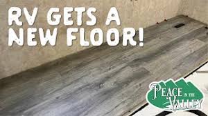 rv flooring install yes you can