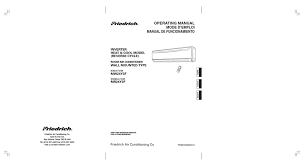 friedrich mw24y3f operating manual pdf