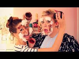 the household makeup challenge with