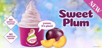 sweet plum frozen yogurt frozen