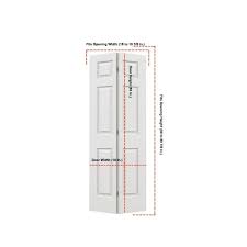 hollow core closet bi fold door