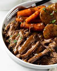 Chuck Roast With Gravy Crock Pot Recipe gambar png