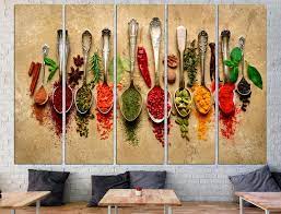 Restaurant Wall Art Spices Kitchen Art