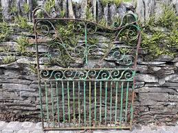 Wrought Iron Garden Gate Brocante