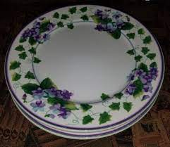 Sweet Violets Salad Plates