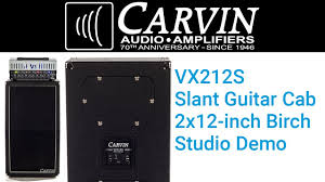 carvin guitar cabinet vx212s 2x12 inch