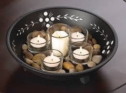 decorative bowls and candles my