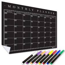 Dry Erase Monthly Wall Calendar Planner