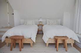 twin beds in guest bedrooms