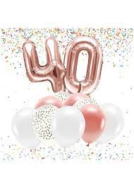 Bild zum ausmalen geburtstag 5332die 20 besten ideen für geburtstagsbilder zum ausdrucken gratis. 86cm Luftballon 40 Jahre Geburtstag Jubilaum Rosegold