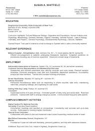 7 Resume With Limited Work History Sample Resumes Sample