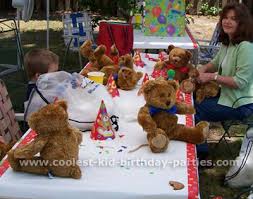 cool teddy bear birthday party ideas