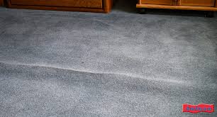 why is my carpet rippled after it s