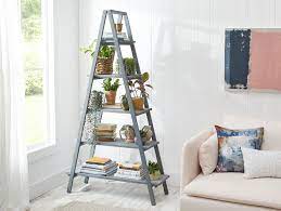 how to build an a frame ladder shelf