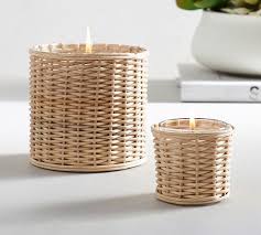 Seller 100% positive seller 100% positive seller 100% positive. Rattan Scented Candles French Tuberose Pottery Barn Wicker 1 Katie Considers