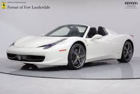 In september 1939 enzo ferrari left alfa romeo under the provision that he would not use the ferrari name in association with races or racing cars for at least four years. Used Ferrari 458 Italias For Sale Near Me Truecar