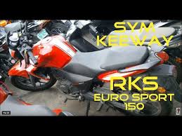 motorcycle sym keeway rks euro sport