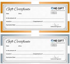gift certificates in psd ai ms word