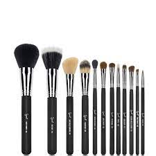 sigma beauty essential kit professional brush collection black