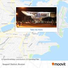 to seaport district in boston by bus