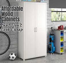 wood garage storage cabinets