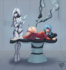 Robot- nurse and bondaged sci-fi girl, medical exam by Eleonore - Hentai  Foundry