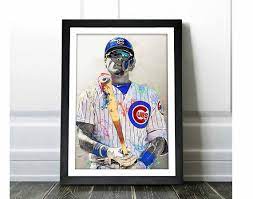 Javier Baez Poster Chicago Cubs Canvas