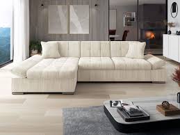 corner sofa bed malwi corduroy with