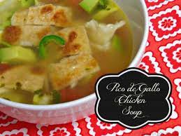 Pico De Gallo Chicken Soup gambar png