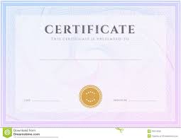 Certificate Free Download Diploma Template Award Pattern Stock