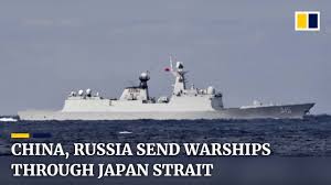 Chinese, Russian warships sail through Japan strait for first time | South  China Morning Post