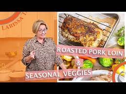 how to roast pork loin in convection