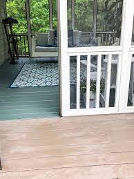 Screened In Back Porch Makeover A New
