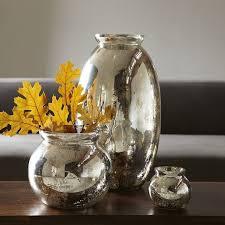 Mercury Glass Vases Modern Vases