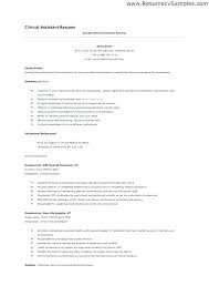 Clinical Assistant Cover Letter Newskey Info