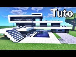 tuto villa moderne minecraft