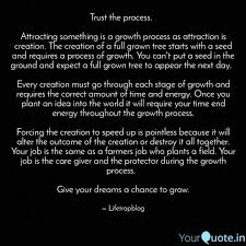 Explore our collection of motivational and famous quotes by authors you know and love. Trust The Process Att Quotes Writings By Anuj Shukla Yourquote