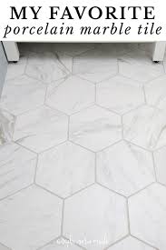my favorite porcelain marble tile